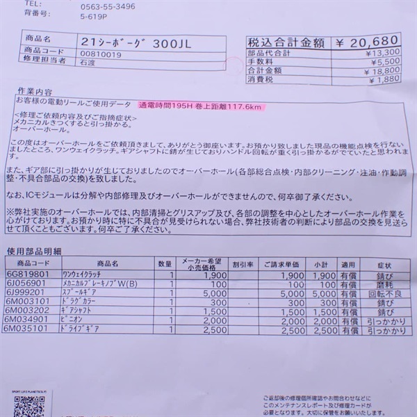 ２１シーボーグ３００ＪＬ